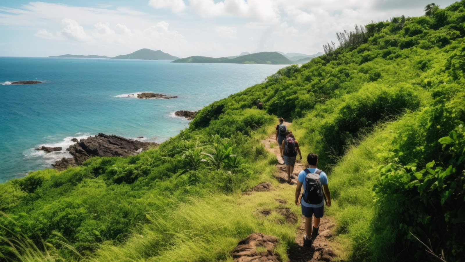 Embark on a breathtaking hike to experience the beauty of St. Barths