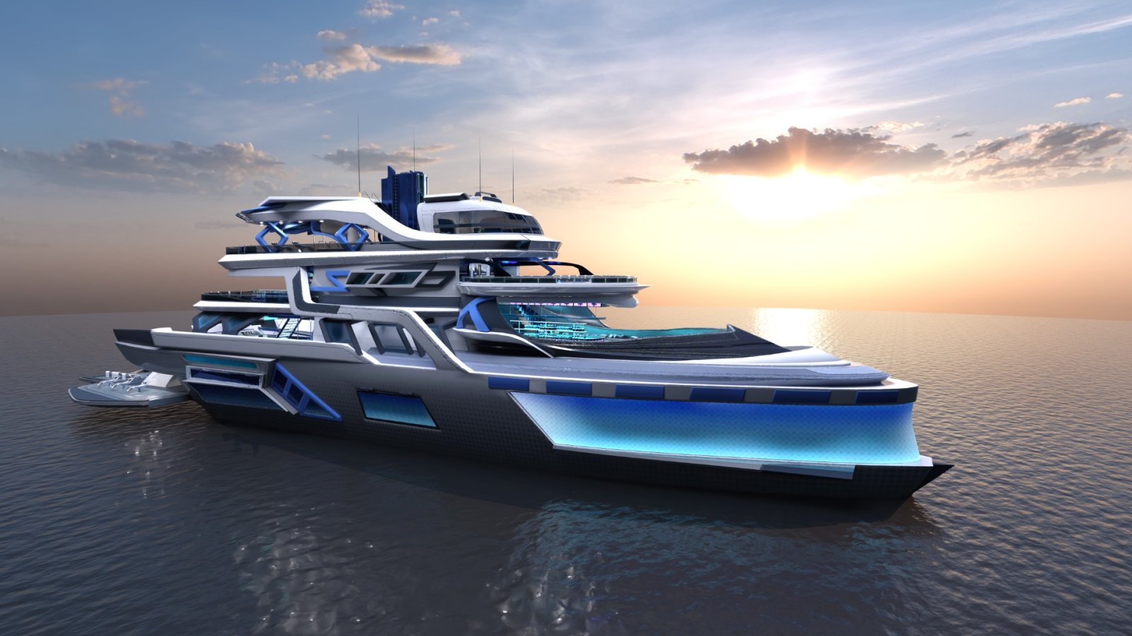 Discover this young designer's vision for futuristic luxury and superyachts